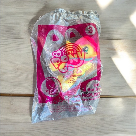 2/$20 NEW IN BAG McDonald's Happy Meal My Little Pony Fluttershy Toy 3 2014 - Picture 3 of 4